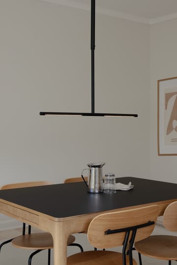 Heart'n'Soul mesa de jantar 90x120 cm - Carvalho-obsidiana preta - Umage