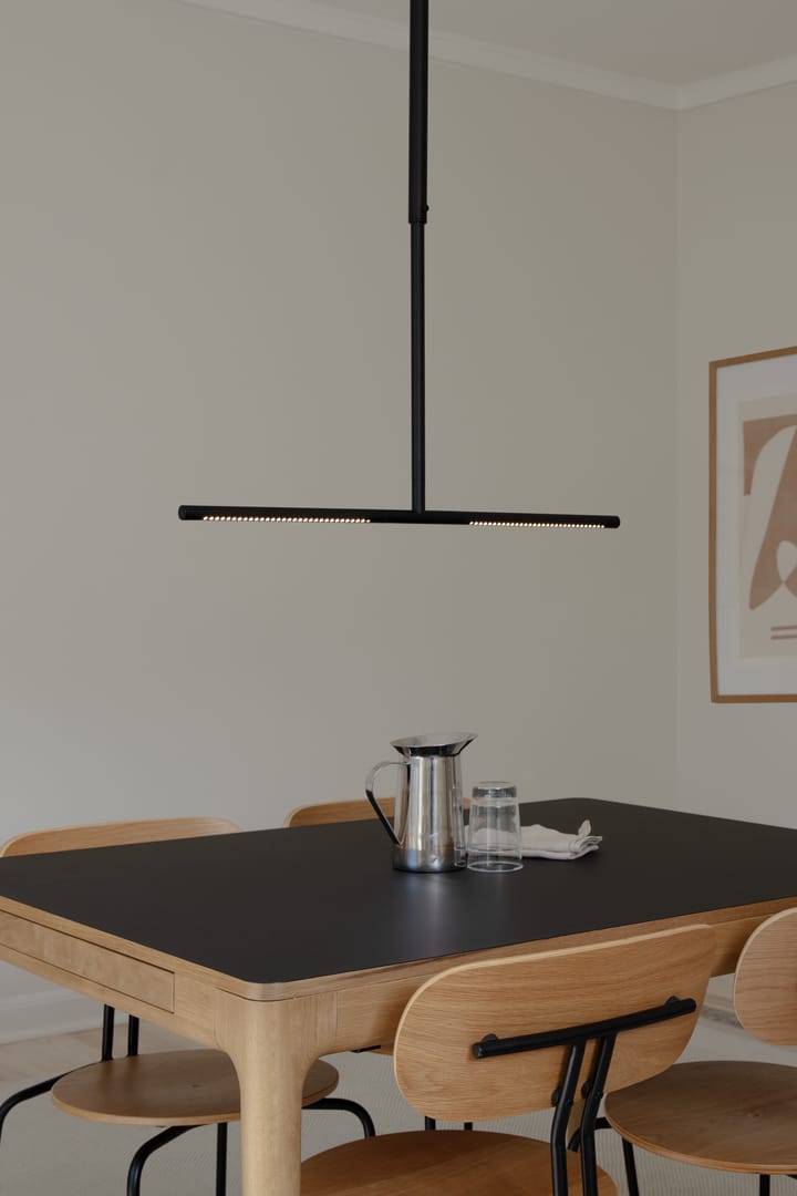 Heart'n'Soul mesa de jantar 90x120 cm, Carvalho-obsidiana preta Umage