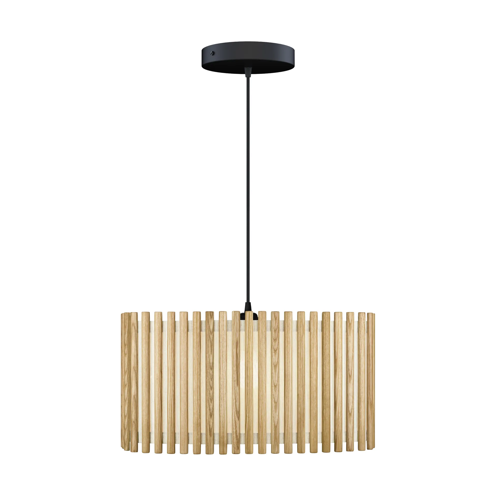 Komorebi pendente grande, Rectangular oak-preto Umage