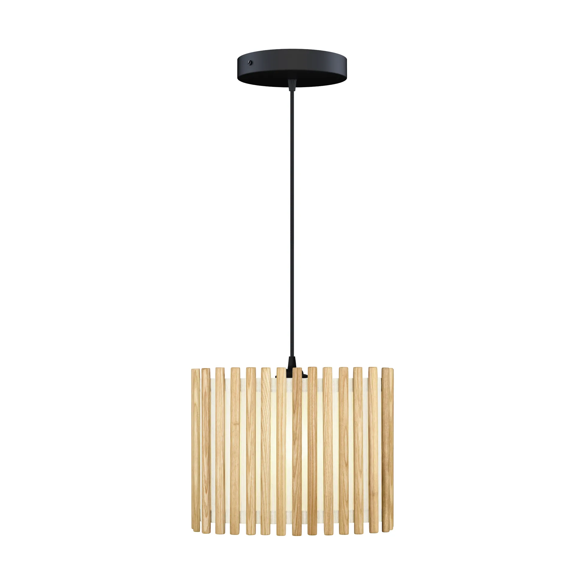 Komorebi pendente médio, Rectangular oak-preto Umage