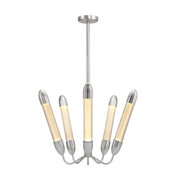 Lemon Squeeze Penta luminária de teto curto - Aço polido - Umage