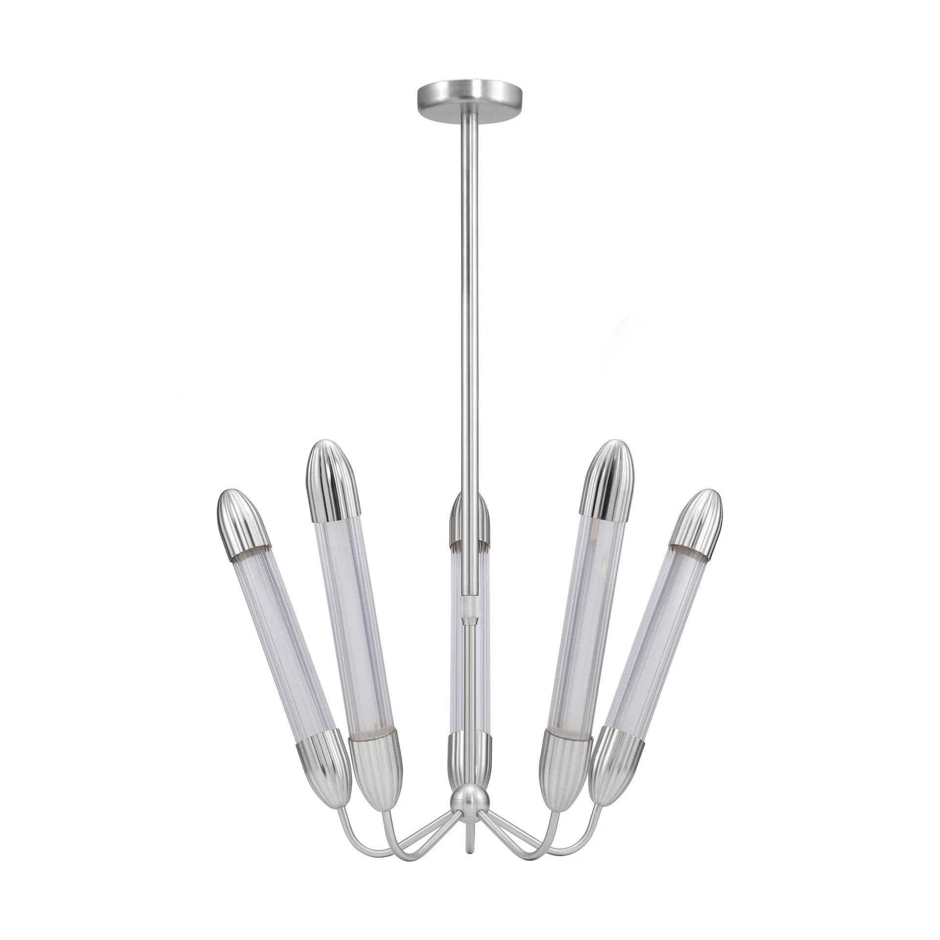 Lemon Squeeze Penta luminária de teto curto, Aço polido Umage