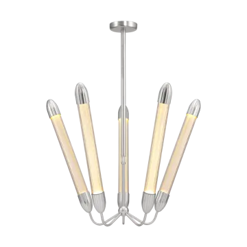 Lemon Squeeze Penta luminária de teto longa - Aço polido - Umage