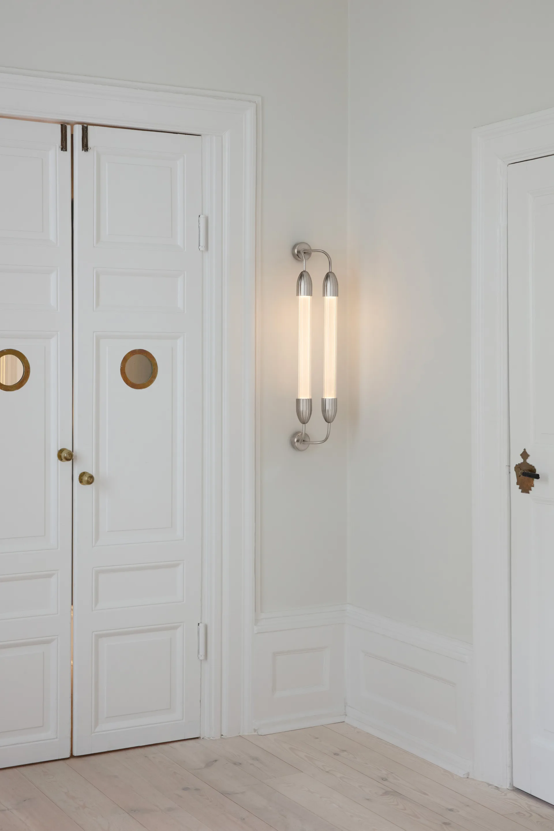 Lemon Squeeze Wall candeeiro de parede curto, Aço duplamente polido Umage