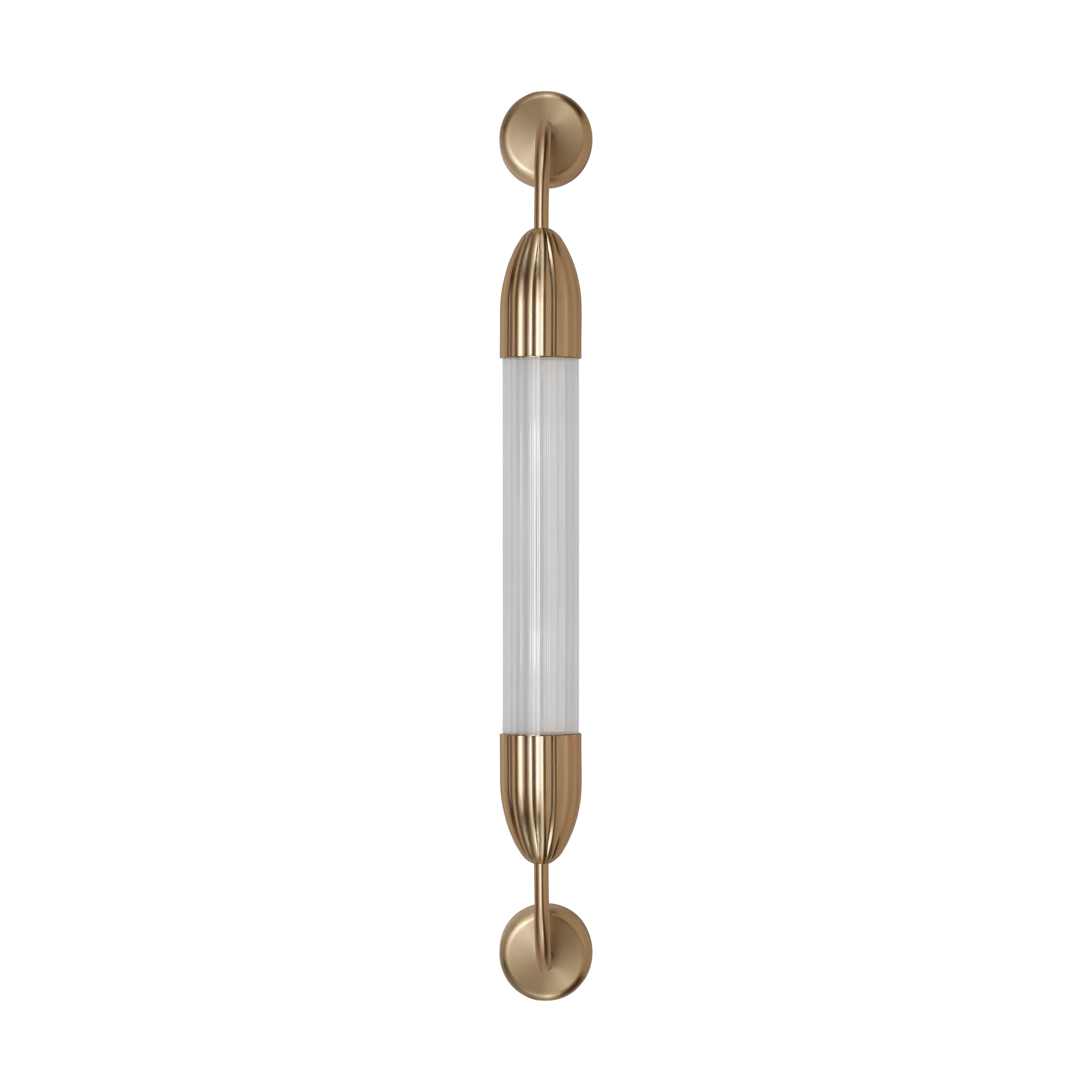 Lemon Squeeze Wall candeeiro de parede curto, Latão niquelado simples Umage