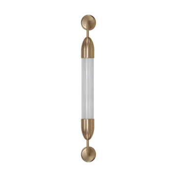 Lemon Squeeze Wall candeeiro de parede curto - Latão niquelado simples - Umage