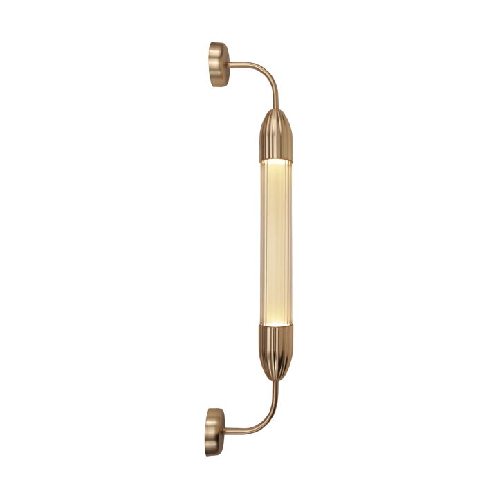 Lemon Squeeze Wall candeeiro de parede curto, Latão niquelado simples Umage