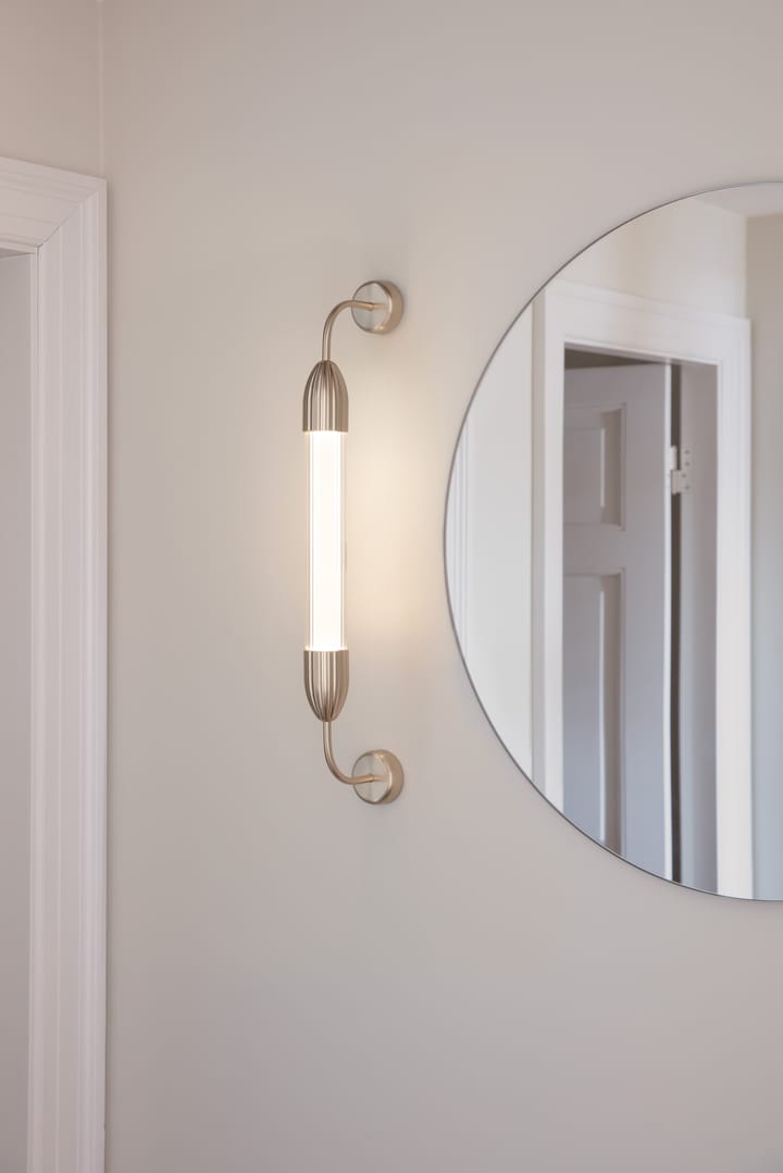 Lemon Squeeze Wall candeeiro de parede curto, Latão niquelado simples Umage