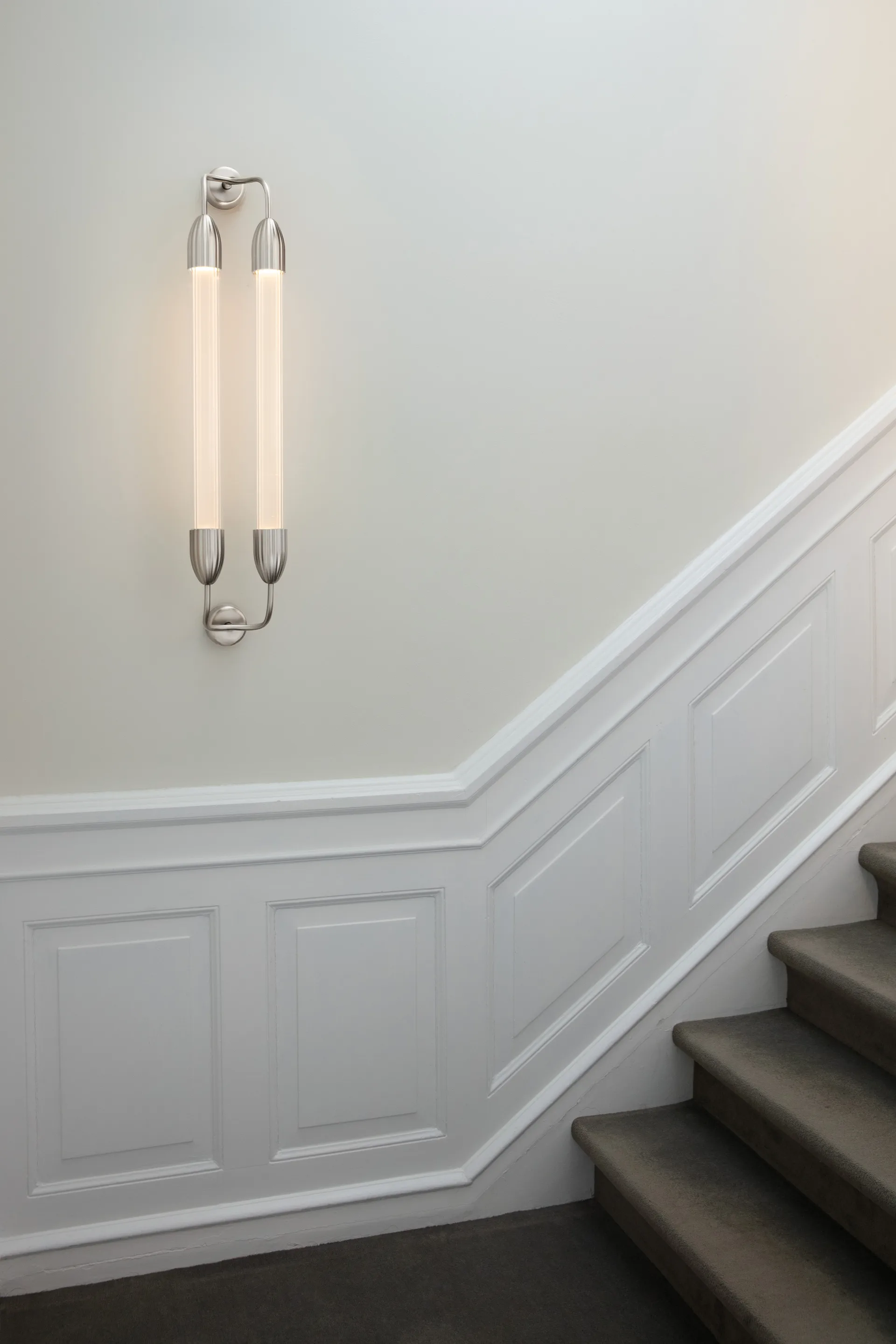 Lemon Squeeze Wall candeeiro de parede longo, Aço duplamente polido Umage