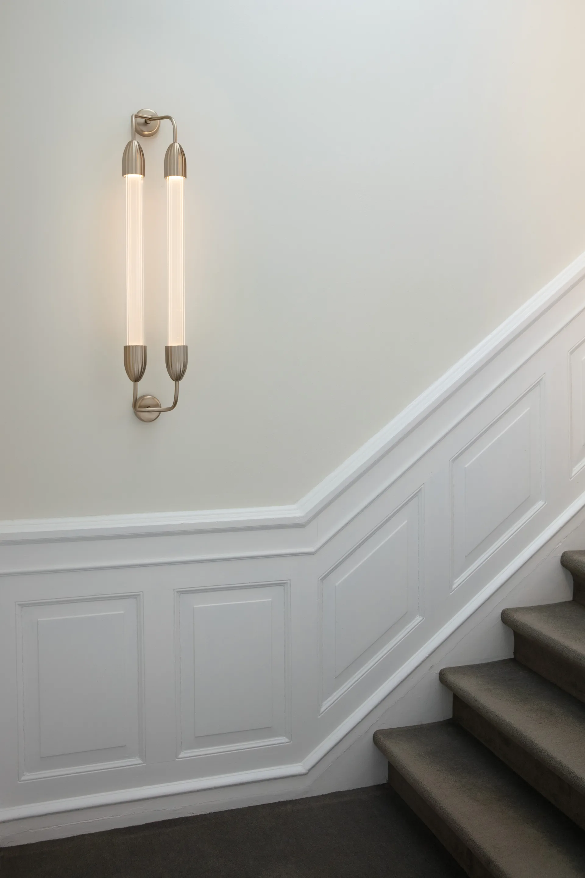 Lemon Squeeze Wall candeeiro de parede longo, Latão duplamente chapado Umage