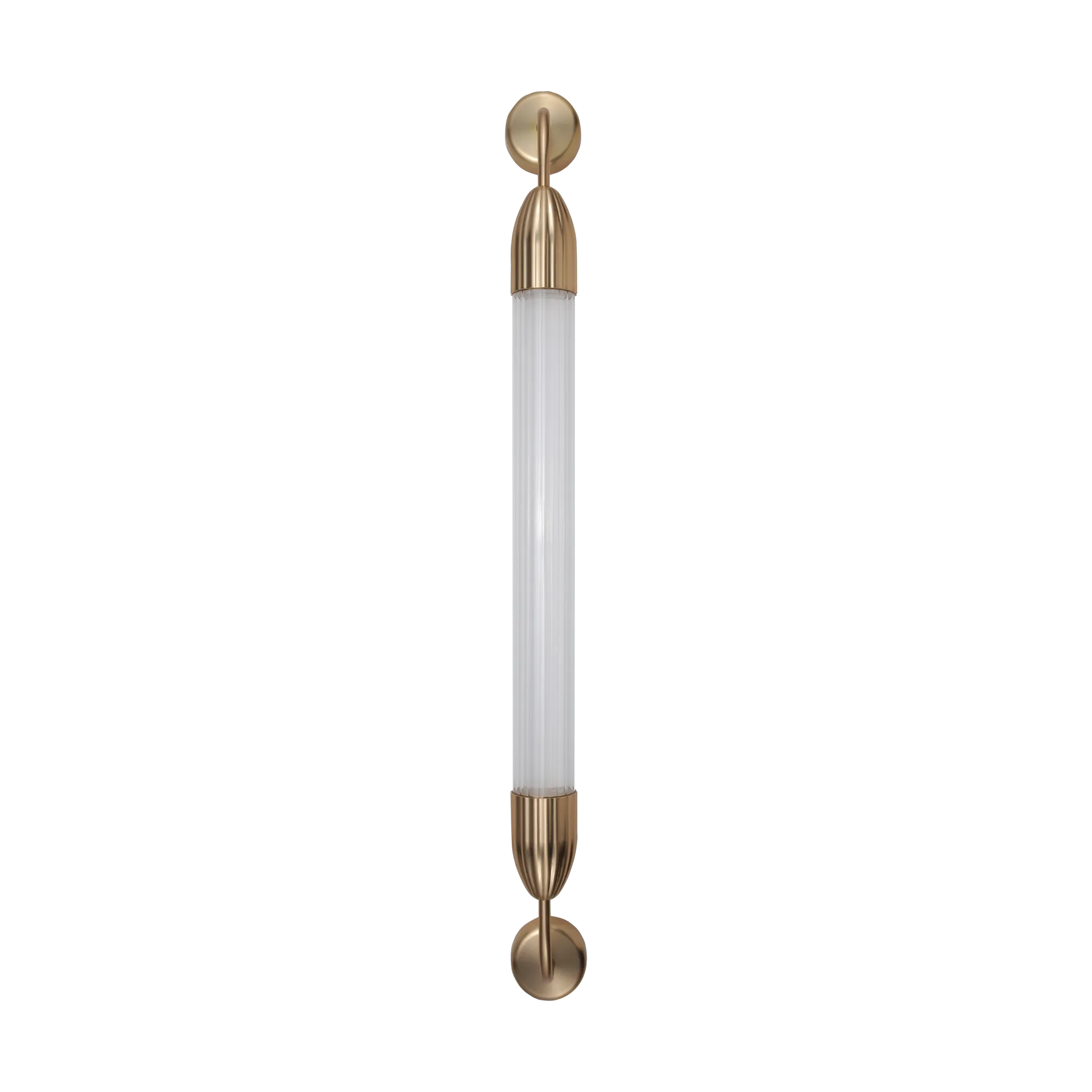 Lemon Squeeze Wall candeeiro de parede longo, Latão niquelado simples Umage