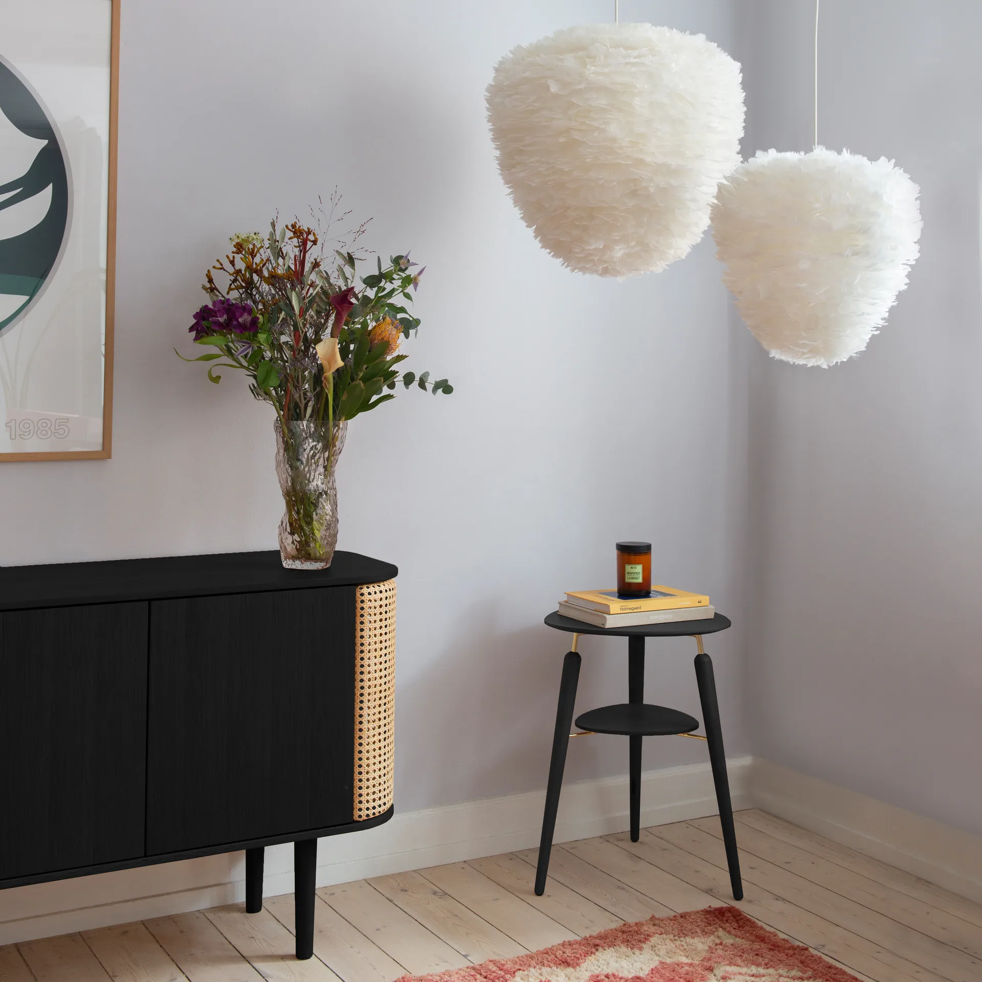 Mesa de apoio My Spot, Carvalho preto-latão Umage