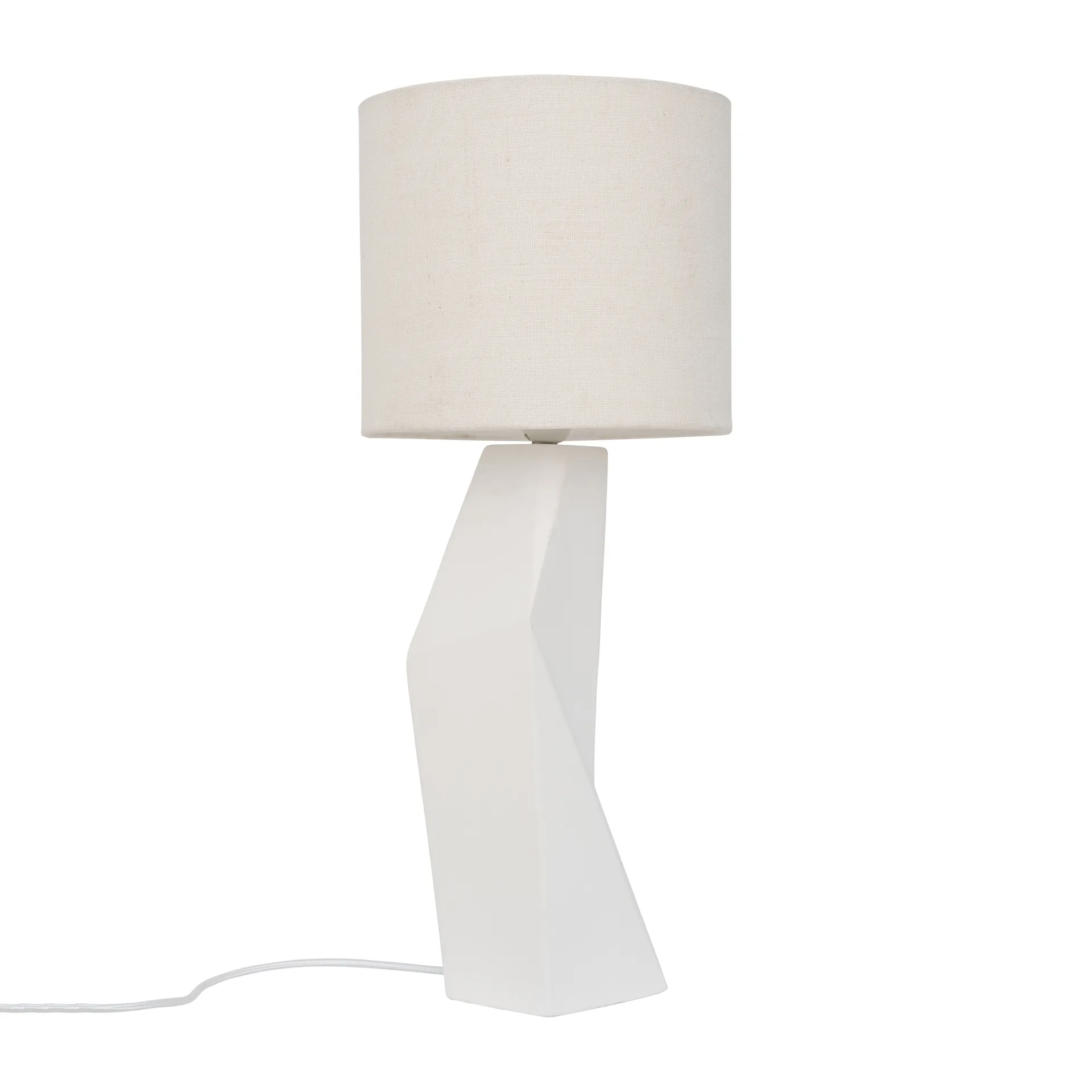 Candeeiro de mesa Miyuki Ø27x63 cm, Branco URBAN NATURE CULTURE
