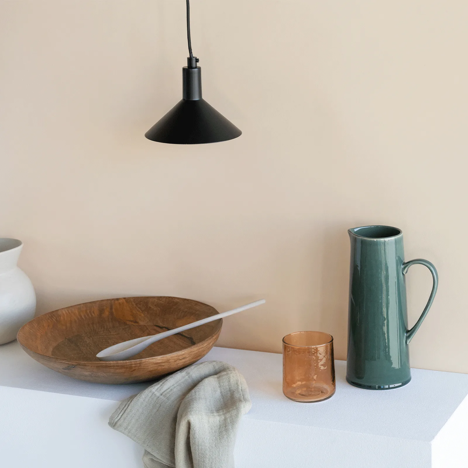 Candeeiro de teto Mathematic S Ø16,5 cm, Preto URBAN NATURE CULTURE