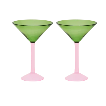 Conjunto oferta copo de martini Urban Nature Culture 2 un. - Green - URBAN NATURE CULTURE