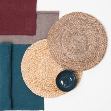 Individual de mesa em juta Ø 30 cm - Natural - URBAN NATURE CULTURE