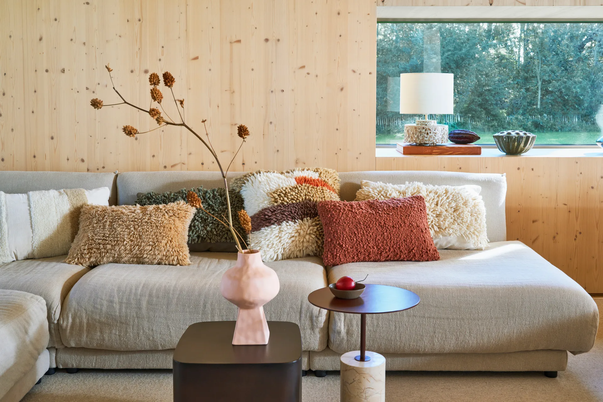 Mesa lateral Evan 34 cm, Brown URBAN NATURE CULTURE