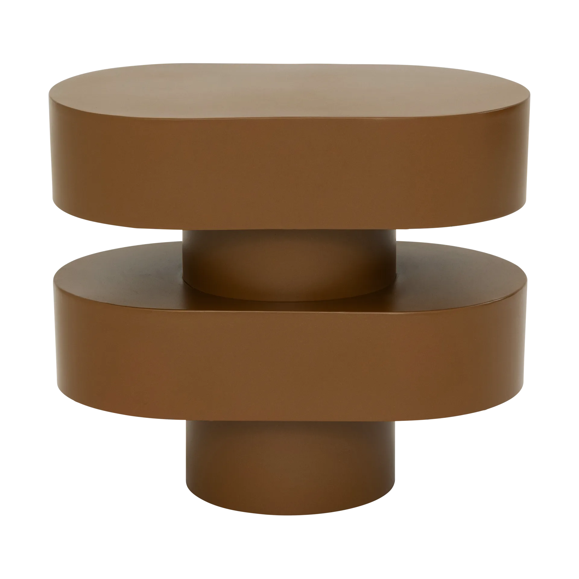 Mesa lateral Ovaali 34 cm, Golden brown URBAN NATURE CULTURE