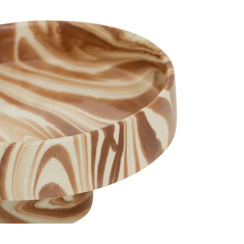 Moon tigela de decoração Ø26 cm, Marrom-branco URBAN NATURE CULTURE