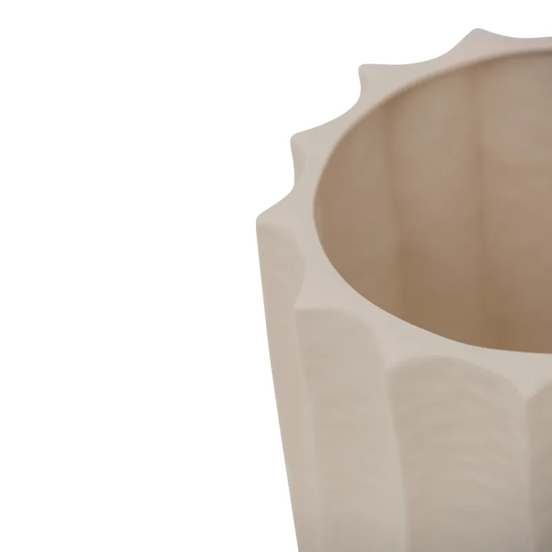 Pote de flores Scallop, Natural URBAN NATURE CULTURE