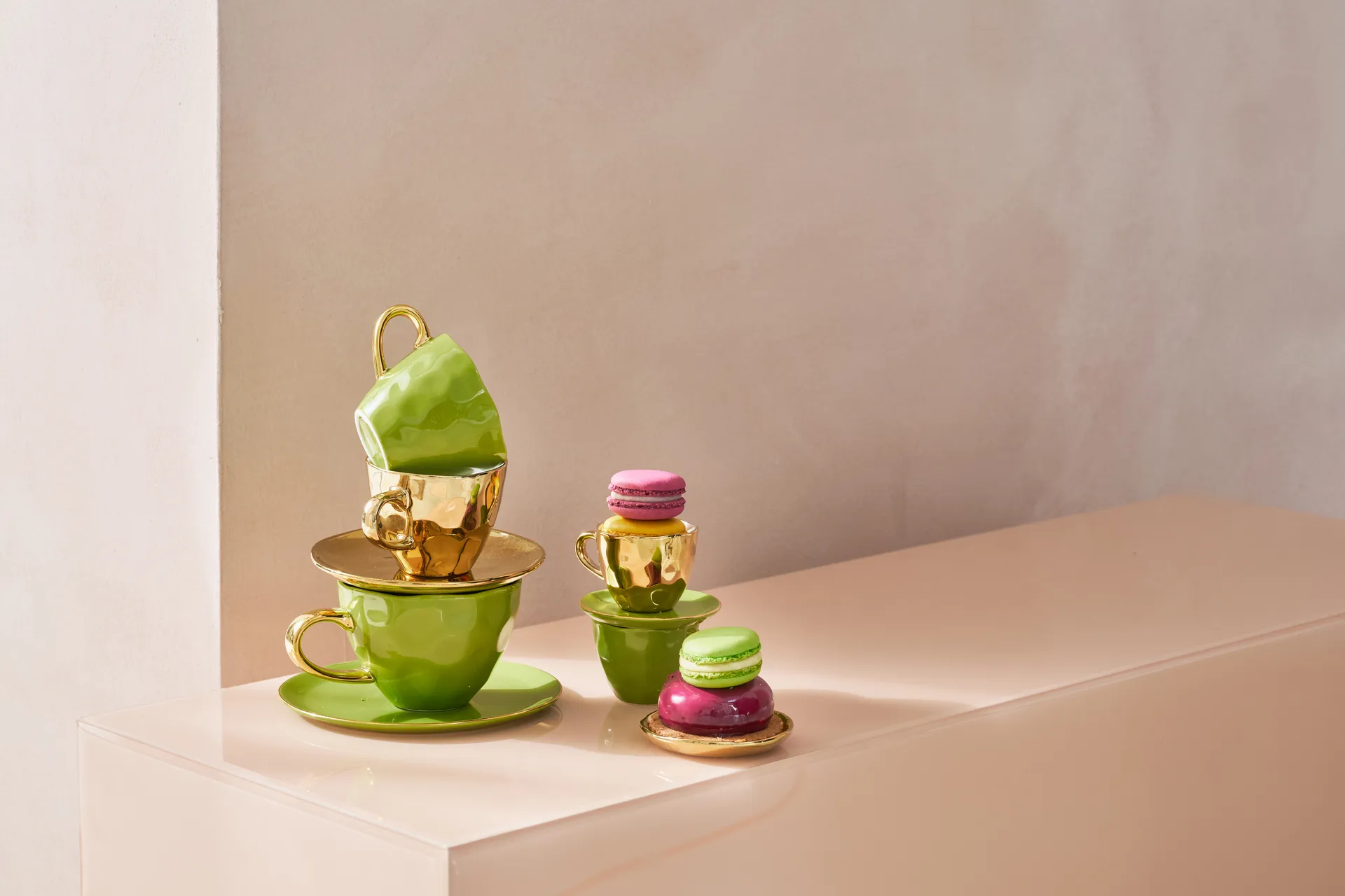 Prato Good Morning branco 17 cm, Evergreen sprig URBAN NATURE CULTURE