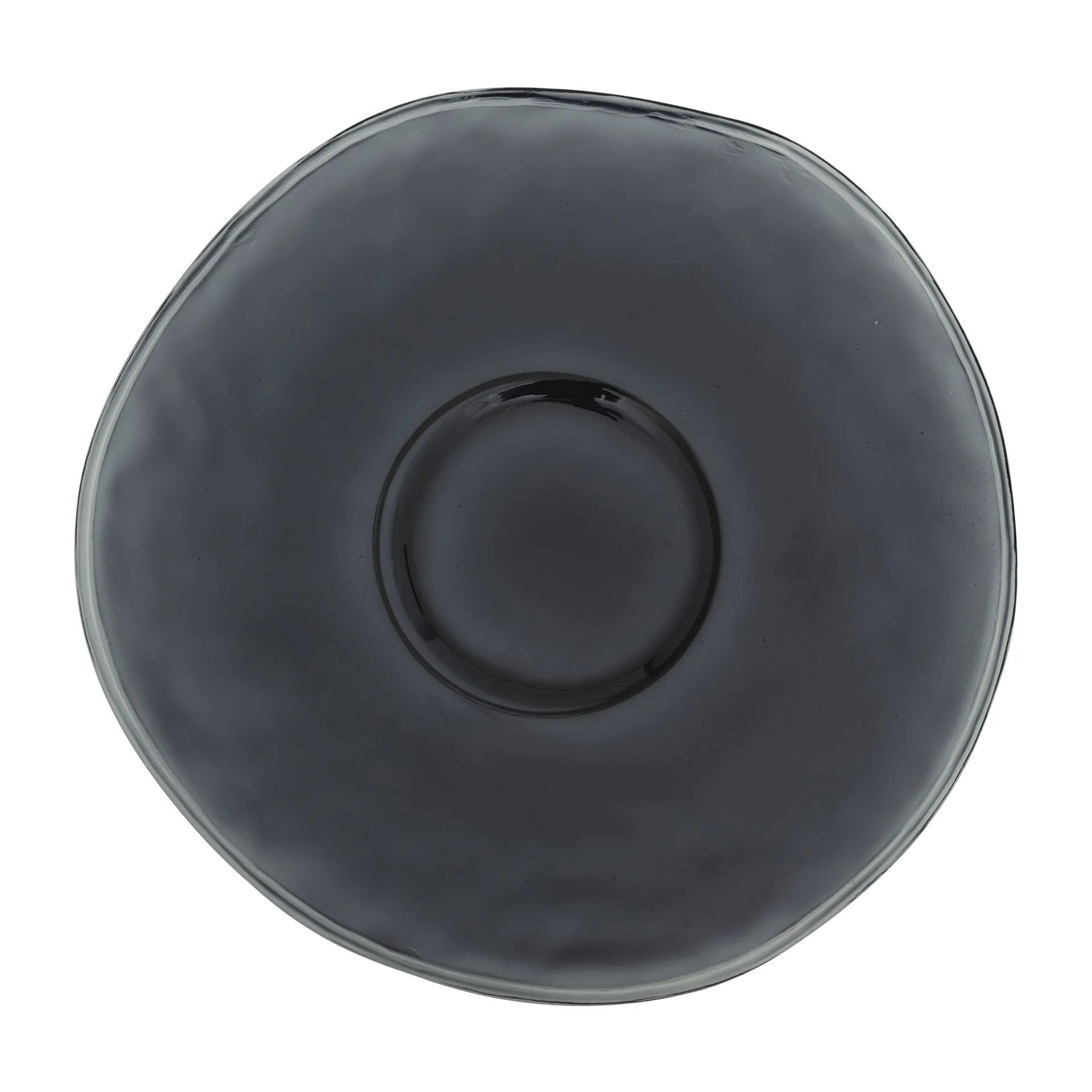 Prato vidro reciclado UNC Ø28 cm, Ebony URBAN NATURE CULTURE