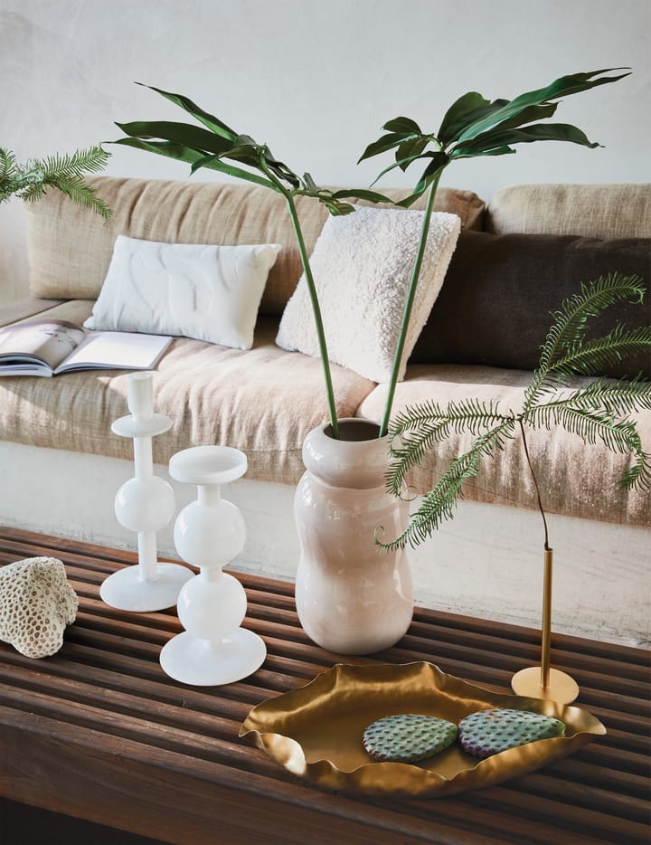 Suporte de velas Bulb 30 cm, Branco URBAN NATURE CULTURE