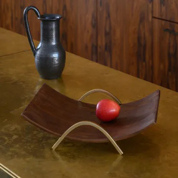 Tabuleiro de madeira de manga UNC 27x40 cm - nogueira - URBAN NATURE CULTURE