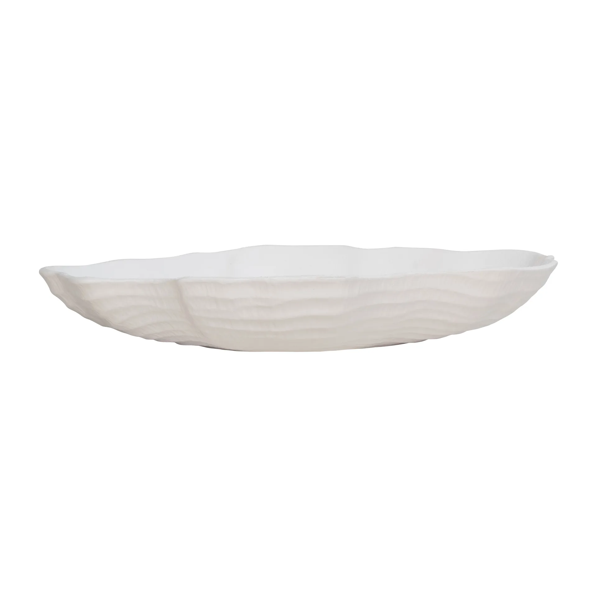 Tigela decorativa Sheru 26,6x39,2 cm, Branco URBAN NATURE CULTURE