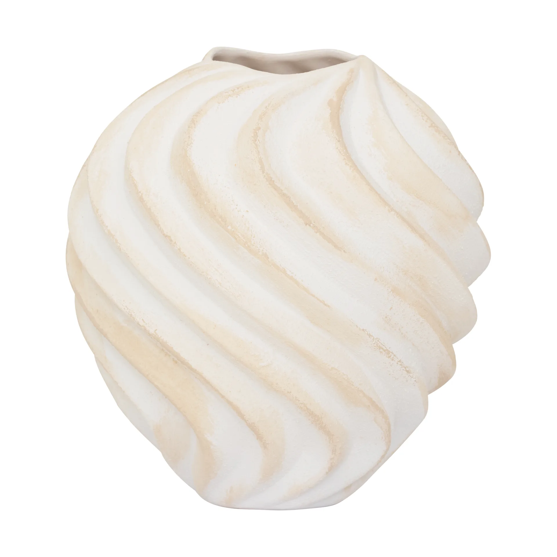 Vaso Ribbed Ø22 cm, Brown URBAN NATURE CULTURE
