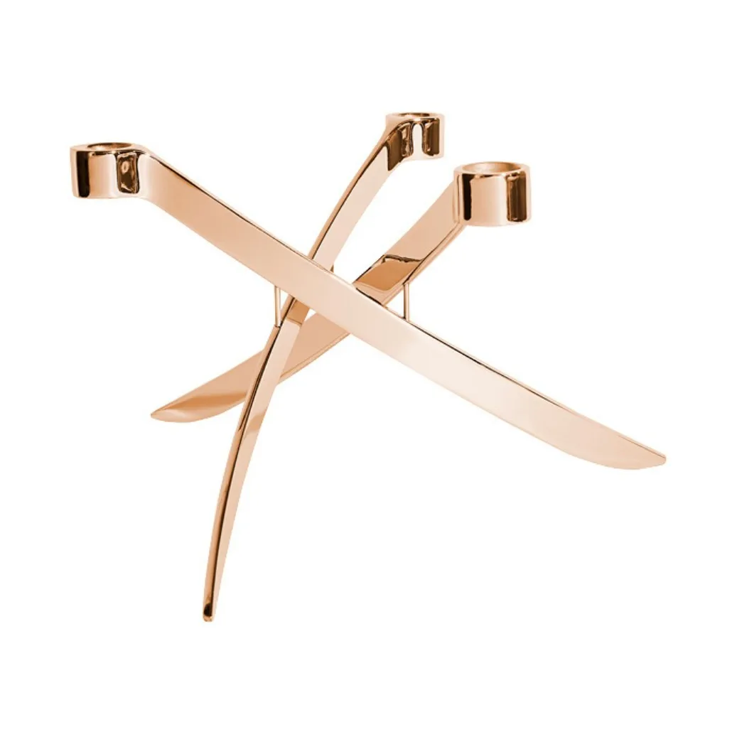 Candelabro 3 velas Uyuni Lightarch , Roséguld  Uyuni Lighting