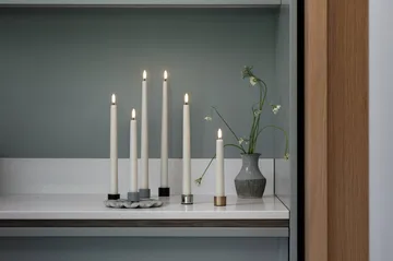 Velas altas brancas LED Uyuni, conjunto de 2 - Ø2,3x20 cm - Uyuni Lighting