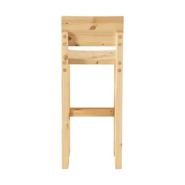 001 Bar Stool banco de bar - Pinho encerado a óleo fosco, 75 cm - Vaarnii