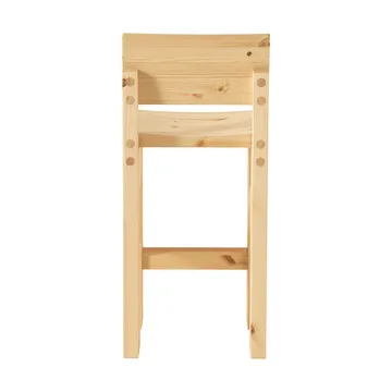 001 Bar Stool banco de bar - Pinho encerado a óleo mate, 65 cm - Vaarnii