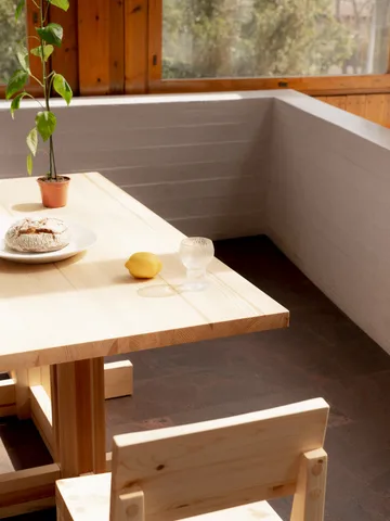 001 Dining Chair cadeira - Pinho oleado fosco - Vaarnii