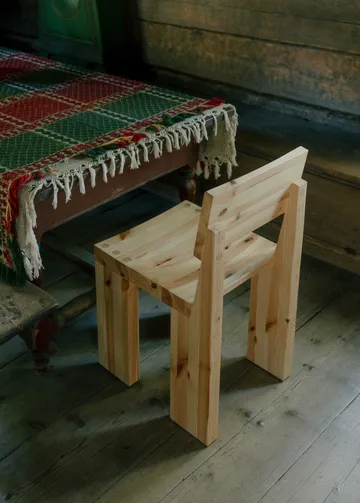 001 Dining Chair cadeira - Pinho oleado fosco - Vaarnii