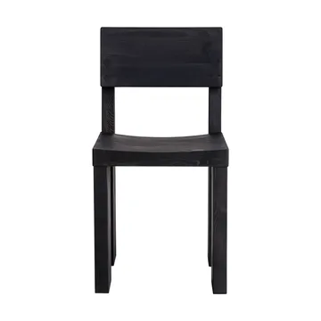 001 Dining Chair cadeira - Pinho tingido de preto - Vaarnii