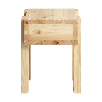 003 Stilts Side Table mesa lateral - Pinho com óleo e cera matte 40x36x45 cm - Vaarnii