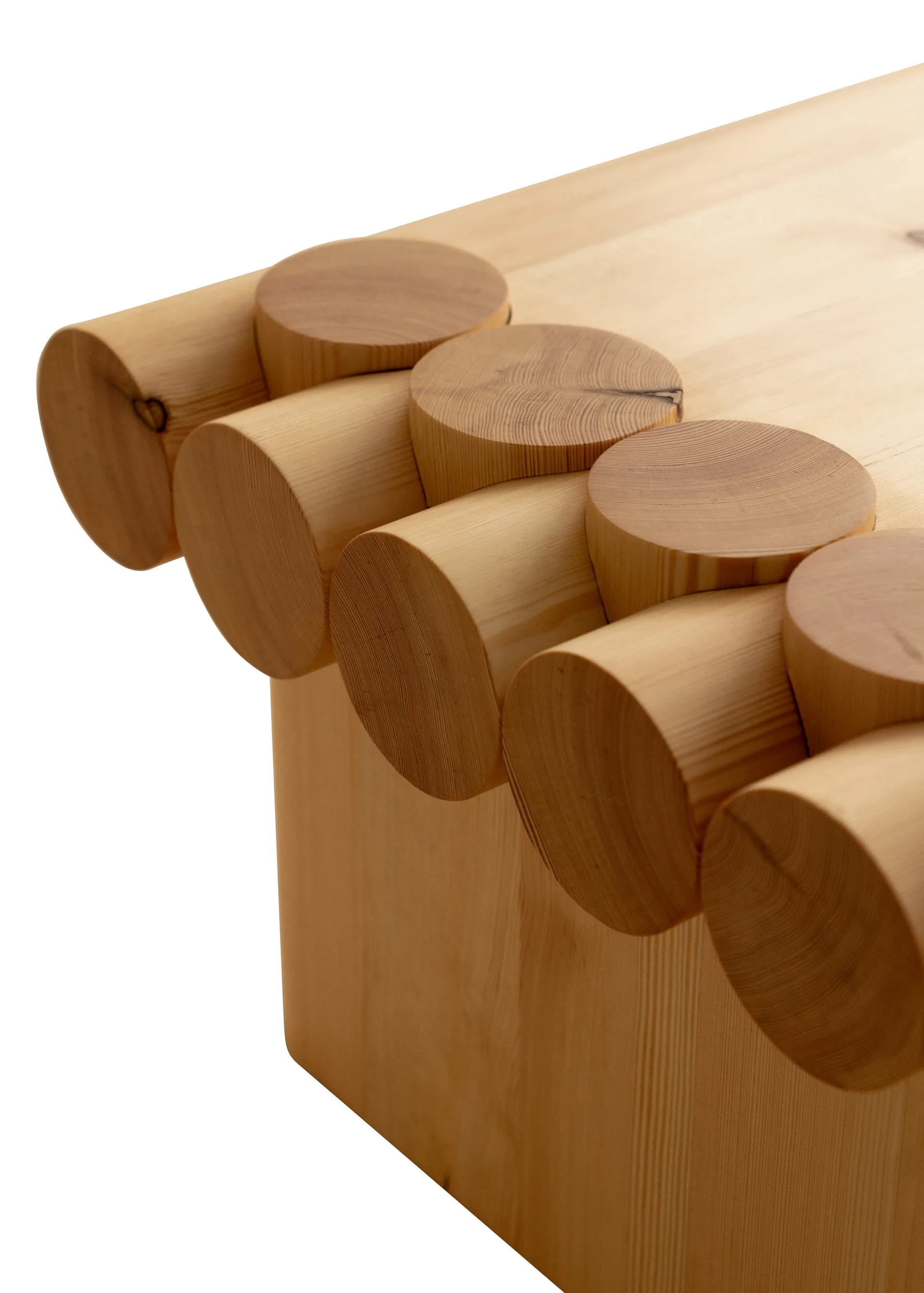 004 Coffee Table mesa de centro, Pinho encerado a óleo fosco, 120x80x35 cm Vaarnii