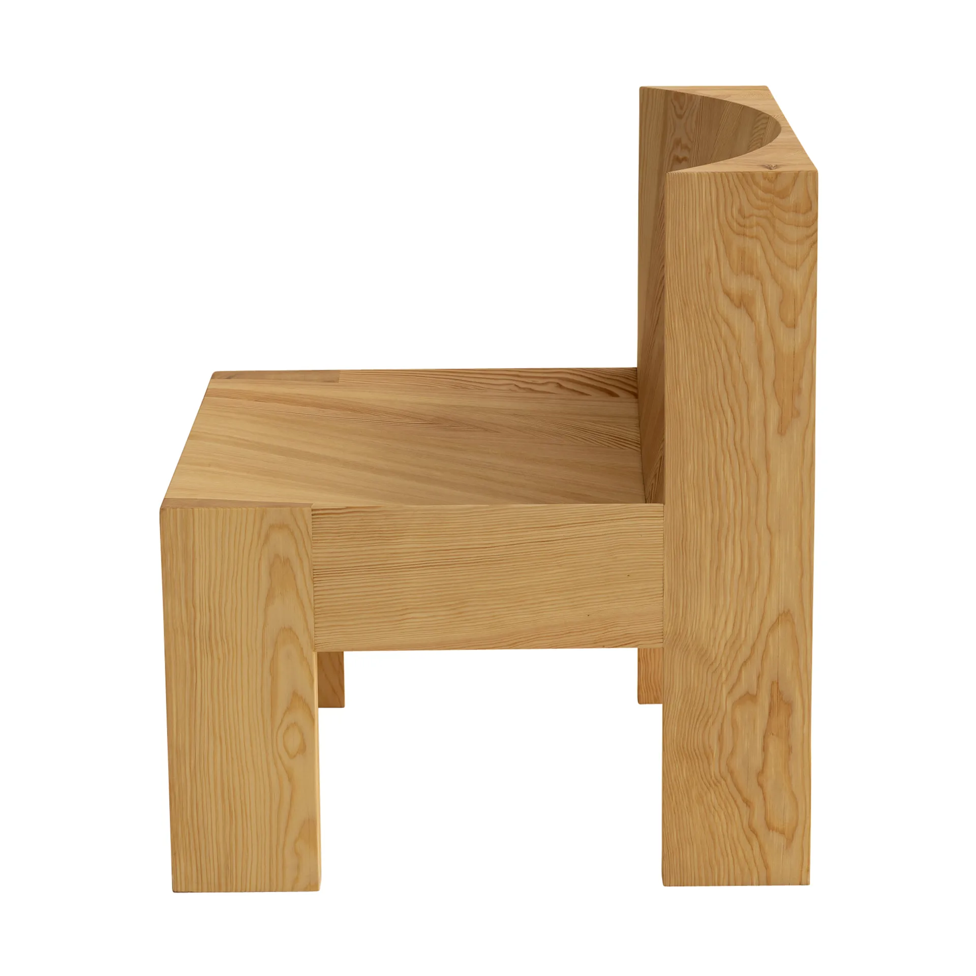 005 Lounge Chair poltrona lounge, Pinho oleado mate Vaarnii