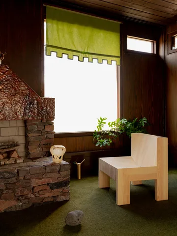 005 Lounge Chair poltrona lounge - Pinho oleado mate - Vaarnii