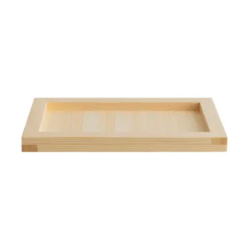 009 Tray tabuleiro - Madeira de pinho oleada, 54x33x6 cm - Vaarnii