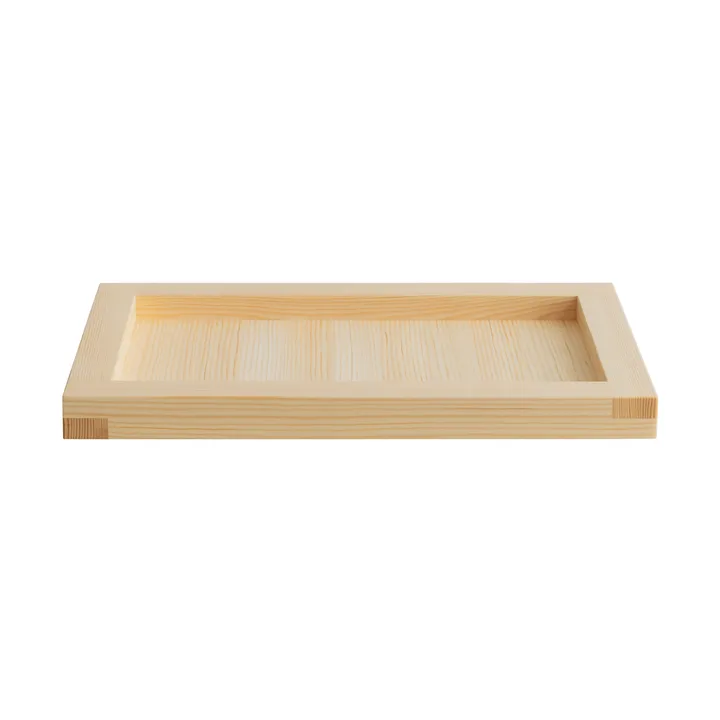 009 Tray tabuleiro - Madeira de pinho oleada, 54x33x6 cm - Vaarnii
