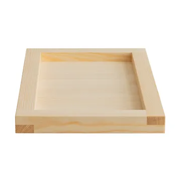 009 Tray tabuleiro - Madeira de pinho oleada, 54x33x6 cm - Vaarnii