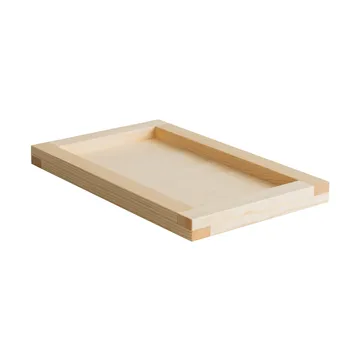 009 Tray tabuleiro - Madeira de pinho oleada, 54x33x6 cm - Vaarnii