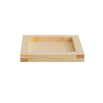 009 Tray tabuleiro - Pinho encerado a óleo, 33x33x6 cm - Vaarnii