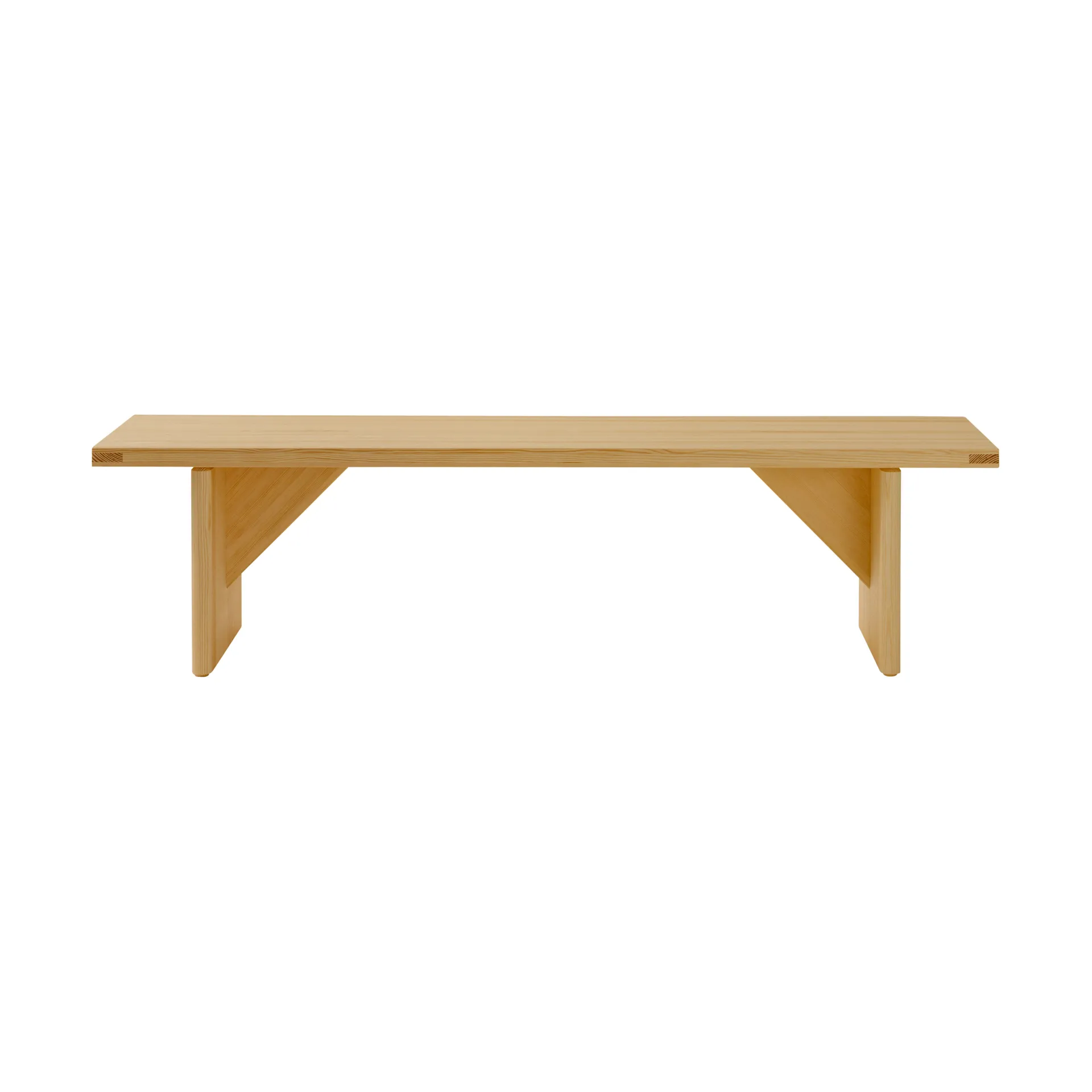012 Kolmio Bench banco, Pinho oleado mate, 176x42x45 cm Vaarnii