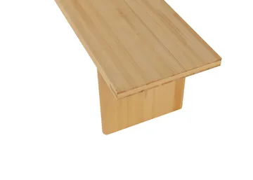 012 Kolmio Bench banco - Pinho oleado mate, 176x42x45 cm - Vaarnii