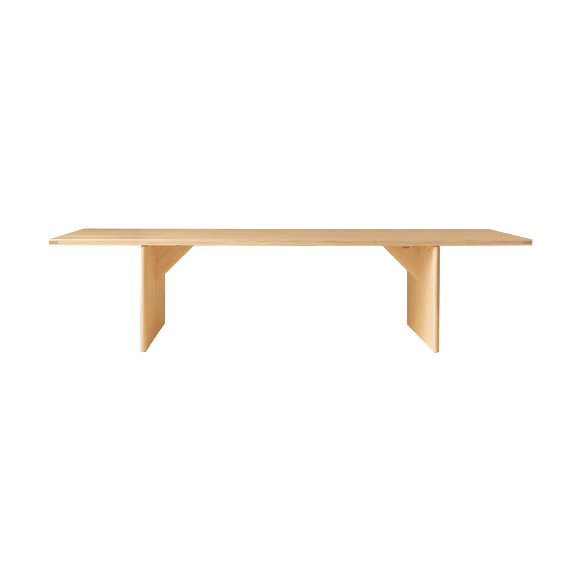 012 Kolmio Dining Table mesa, Pinho oleado mate, 305x99x72 cm Vaarnii