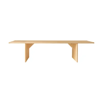 012 Kolmio Dining Table mesa - Pinho oleado mate, 305x99x72 cm - Vaarnii